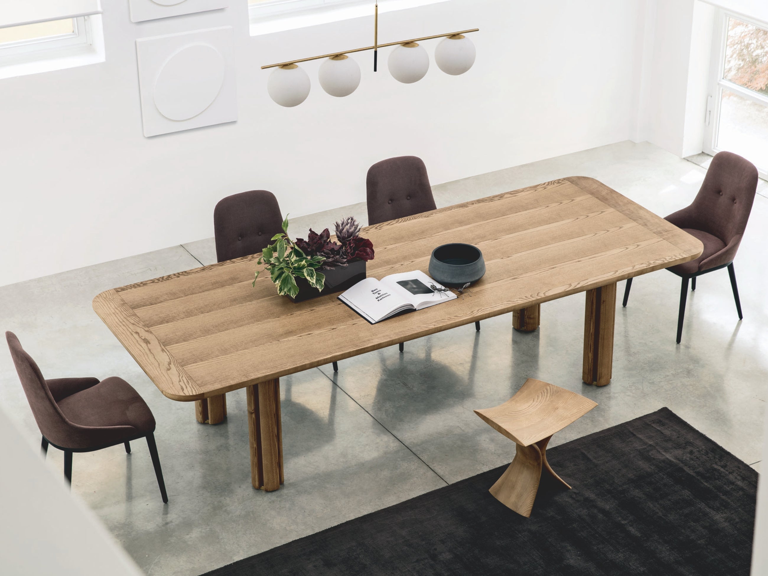 QUADRIFOGLIO Wood Dining Table