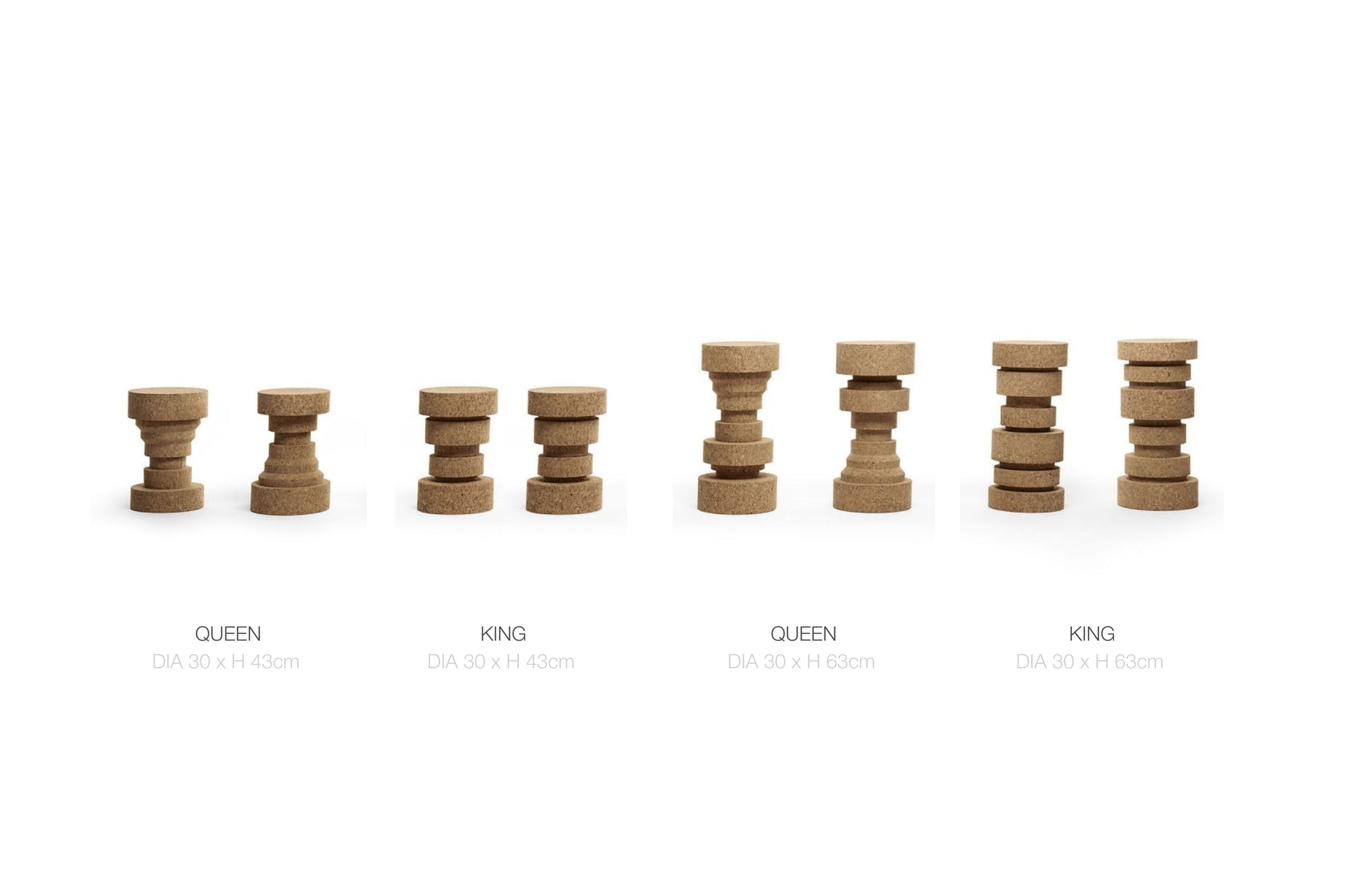 QUEEN & KING Stool / Side Table – Cober Collective