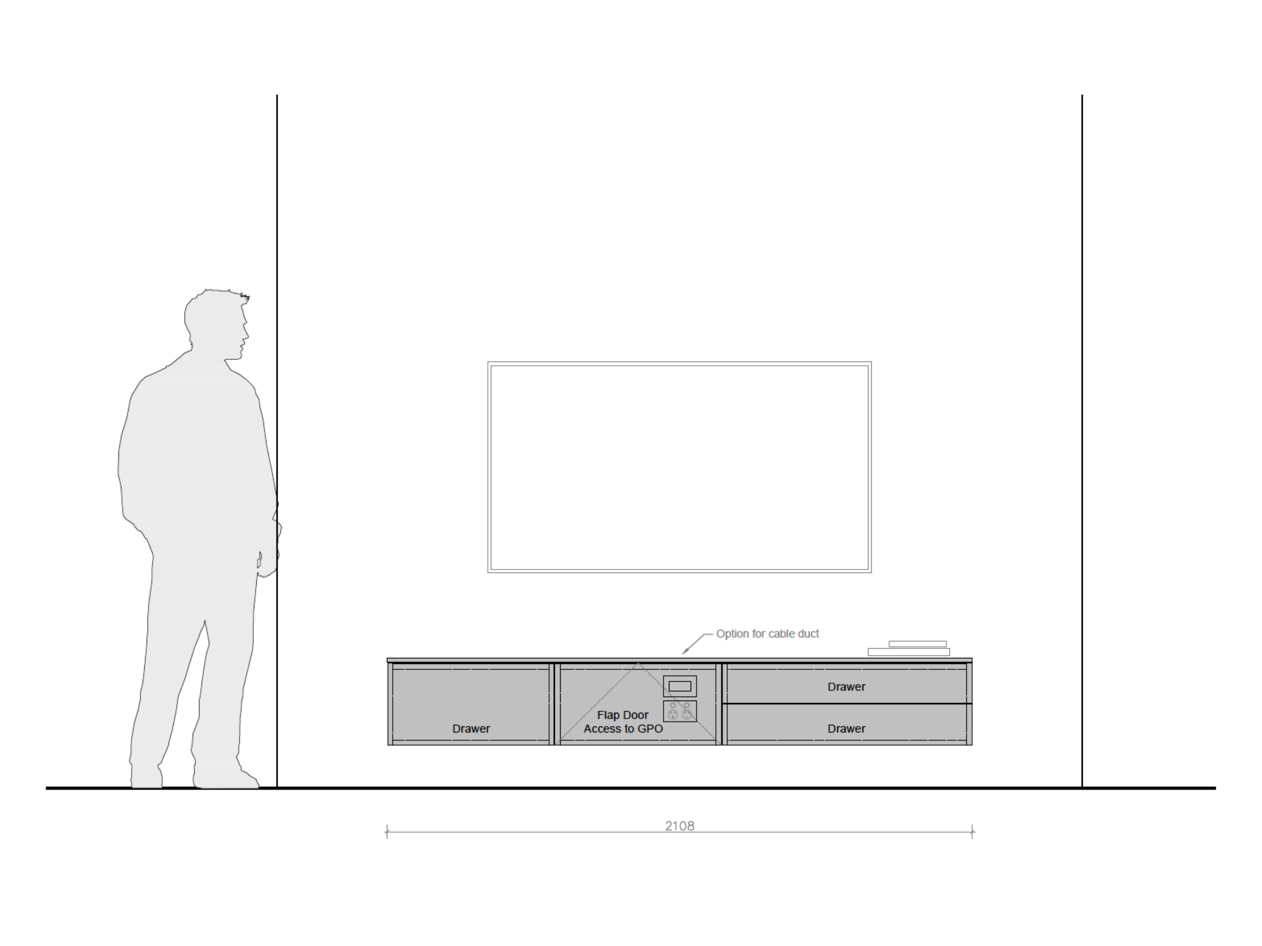 SLIM Sideboard | Quick-Ship